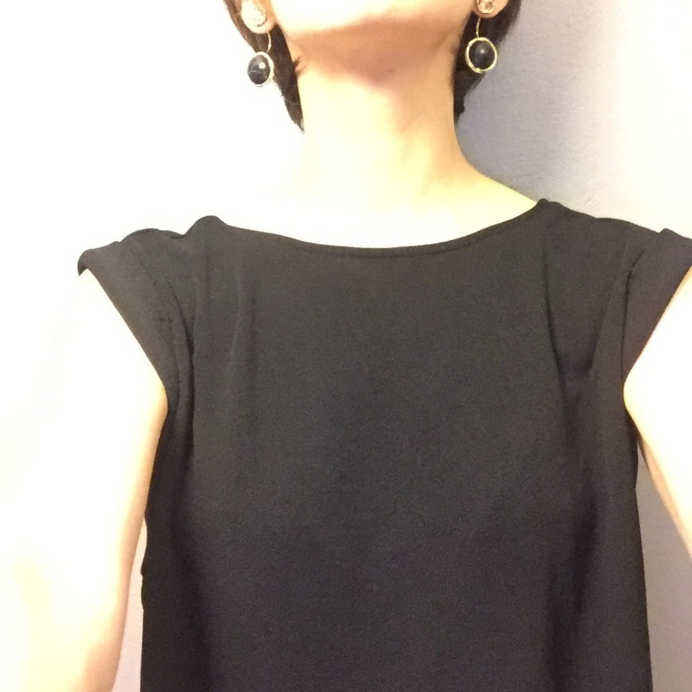 Mango suit black top